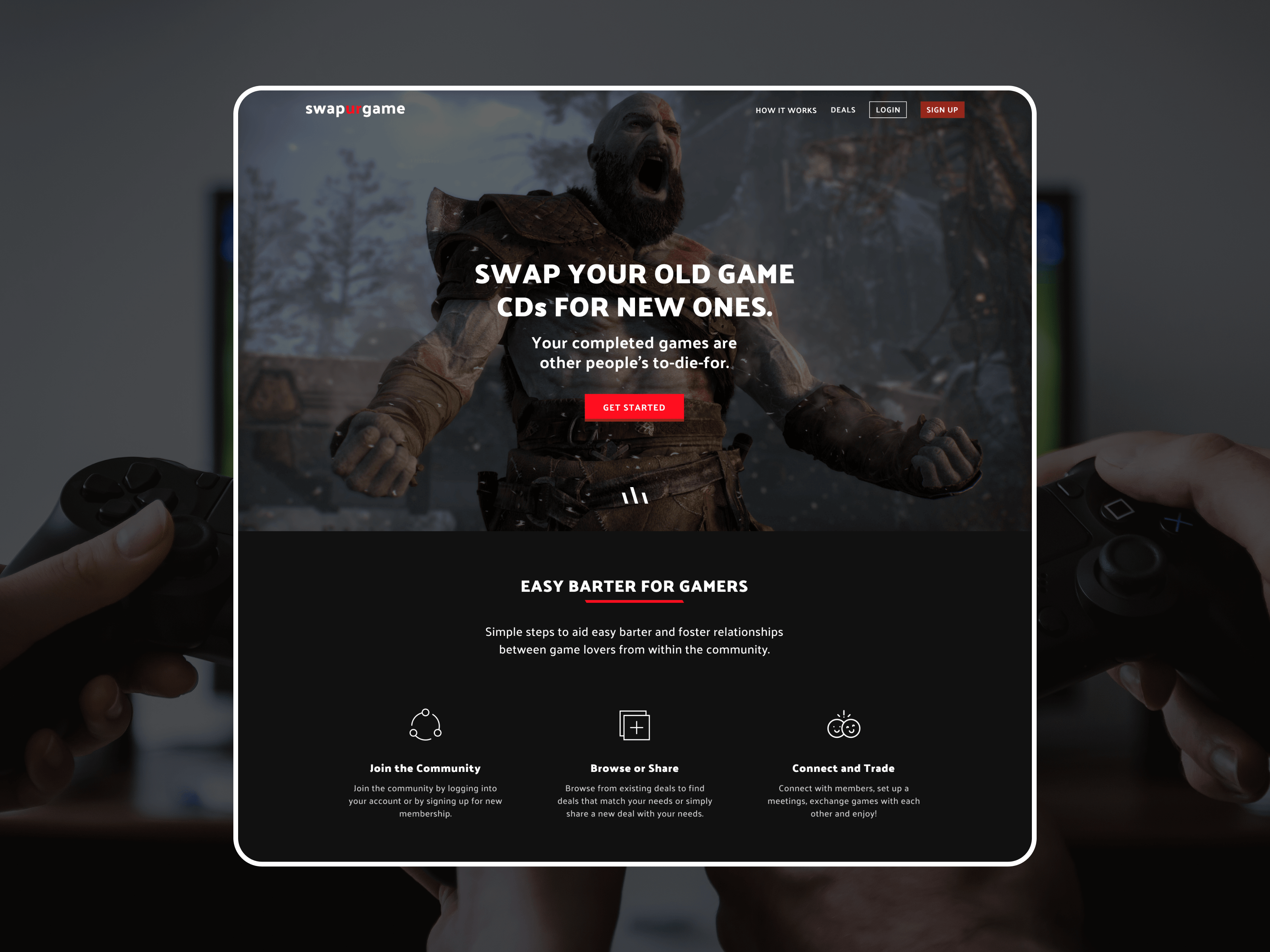 swapurgame landing page