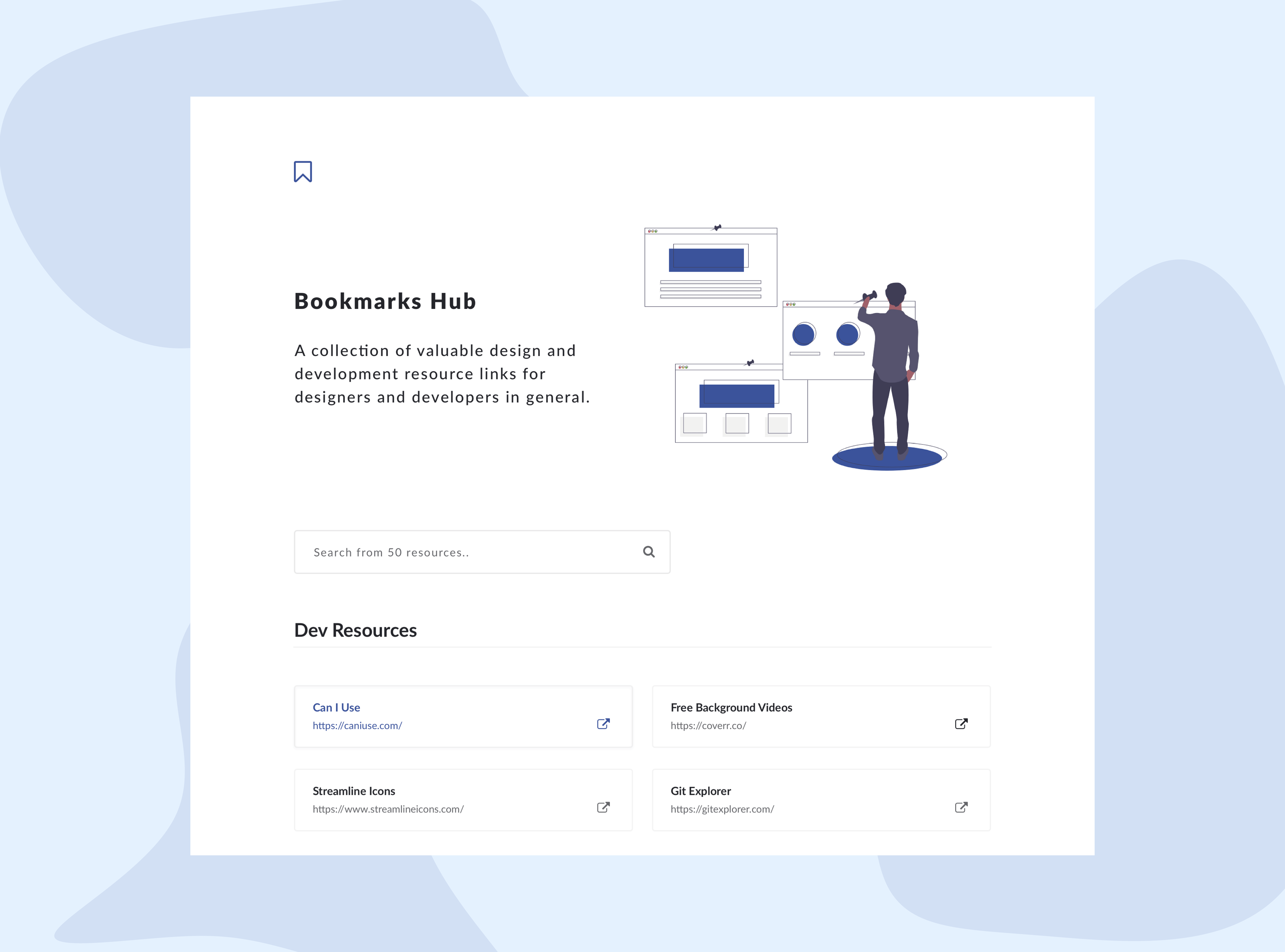 bookmarks hub