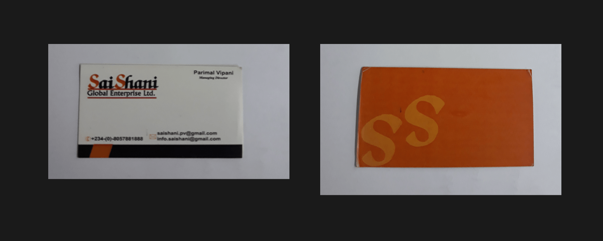 business card image