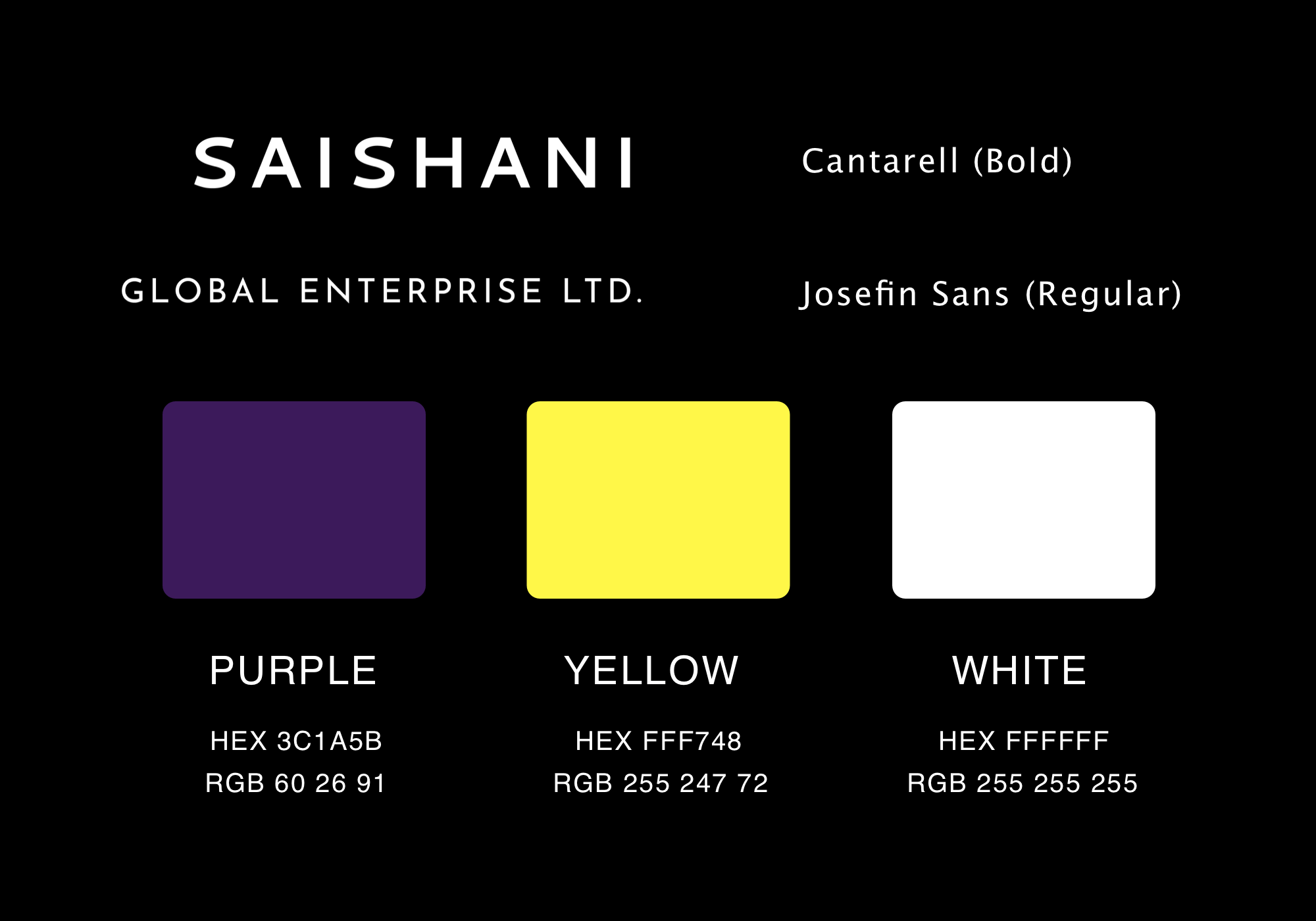 color & font presentation